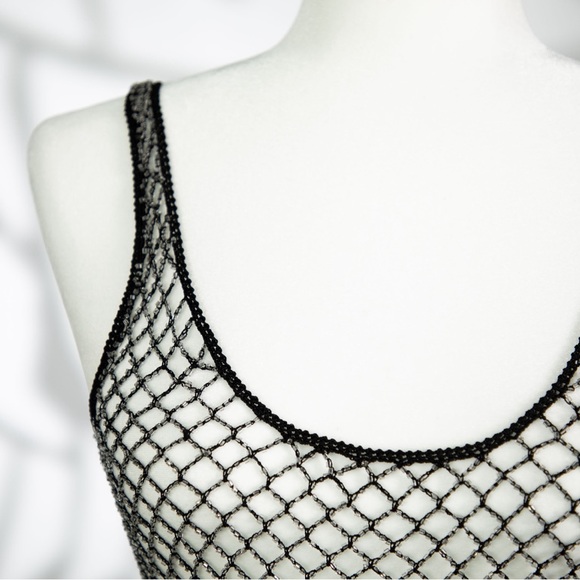 Sexy Beaded Party Top (Size XS/S) – 9/10 Condition! Never-Worn - Picture 8 of 10